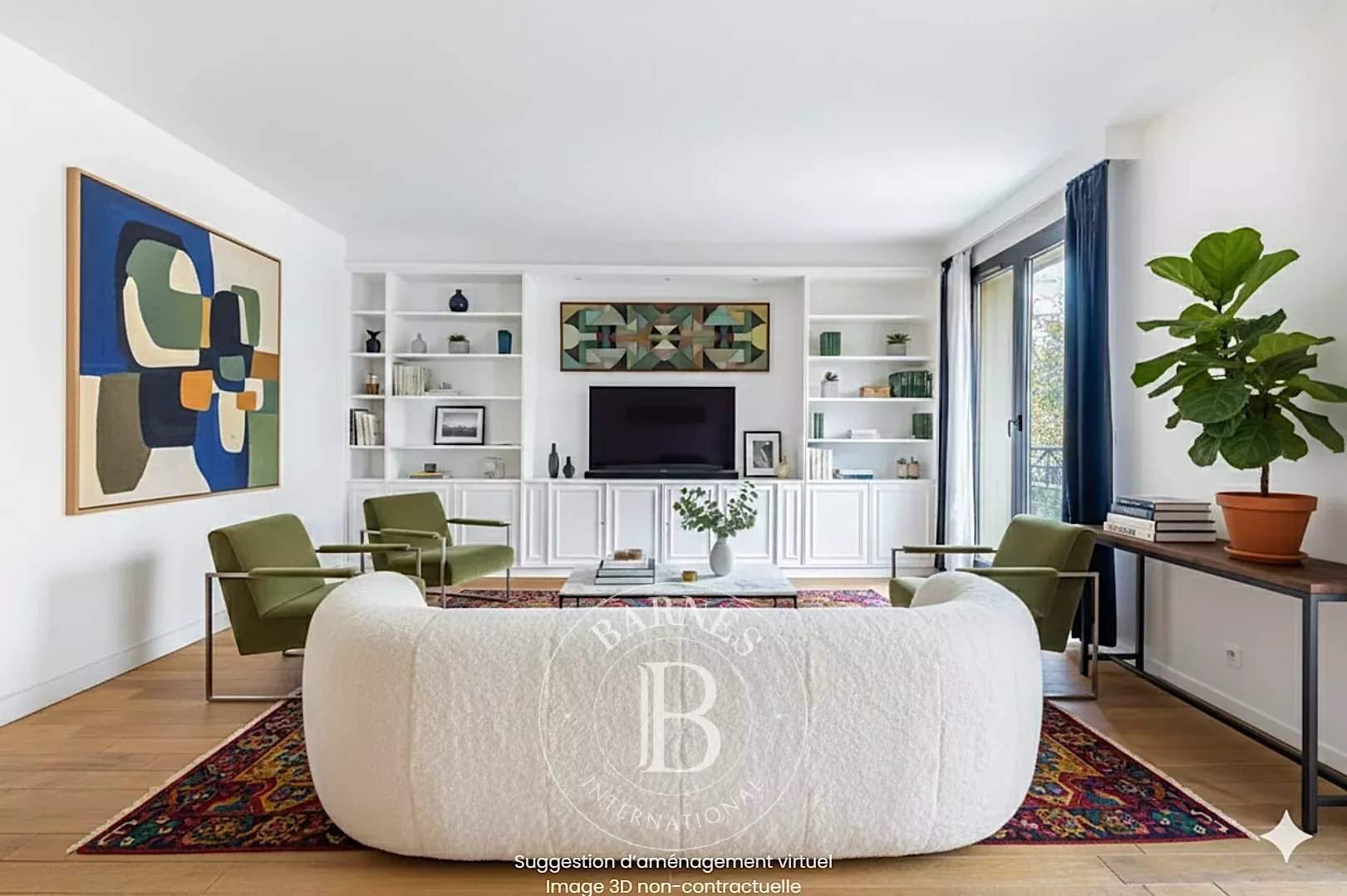 Paris  - Appartement 5 Pi&egrave;ces 3 Chambres - picture 1