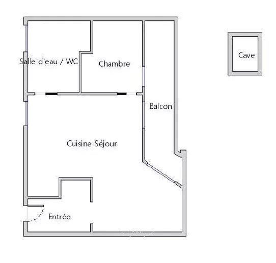 Paris  - Appartement 1 Pi&egrave;ce, 1 Chambre - picture 13