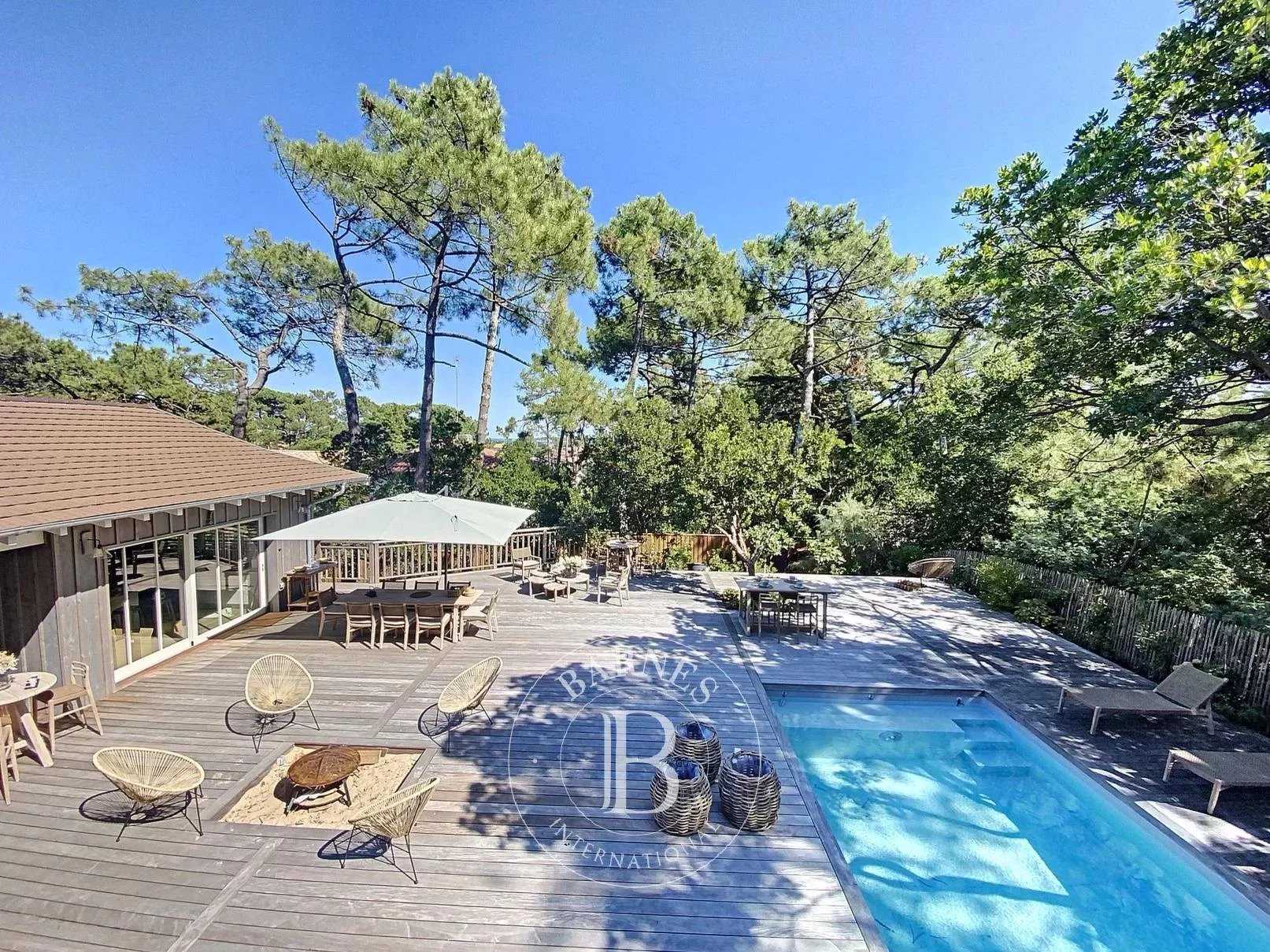 Splendide villa Tchanquée avec piscine et aperçu bassin dans le centre du Cap Ferret picture 19