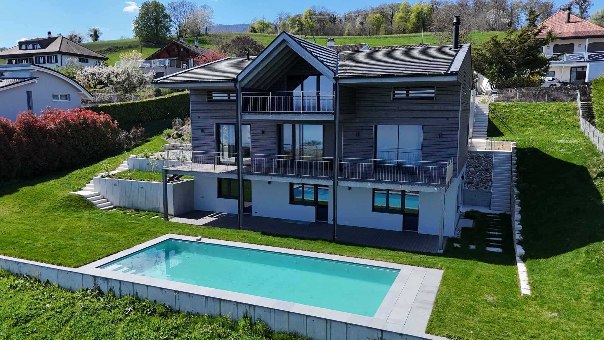 Vaumarcus  - Maison 7.5 Pi&egrave;ces 5 Chambres