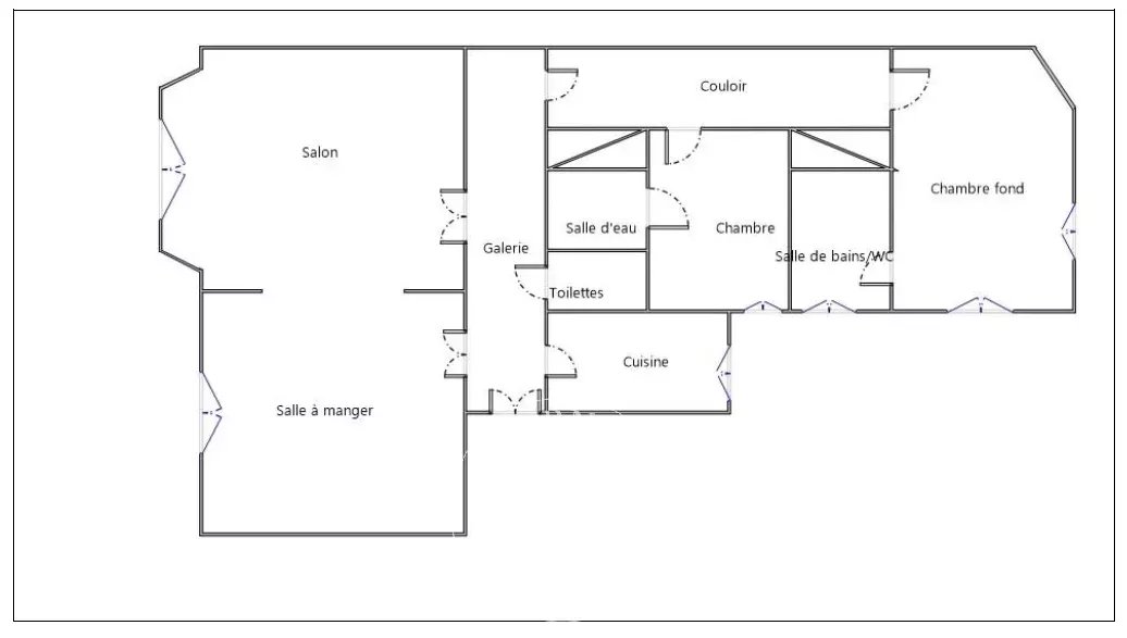 Paris  - Appartement 4 Pi&egrave;ces 2 Chambres - picture 1