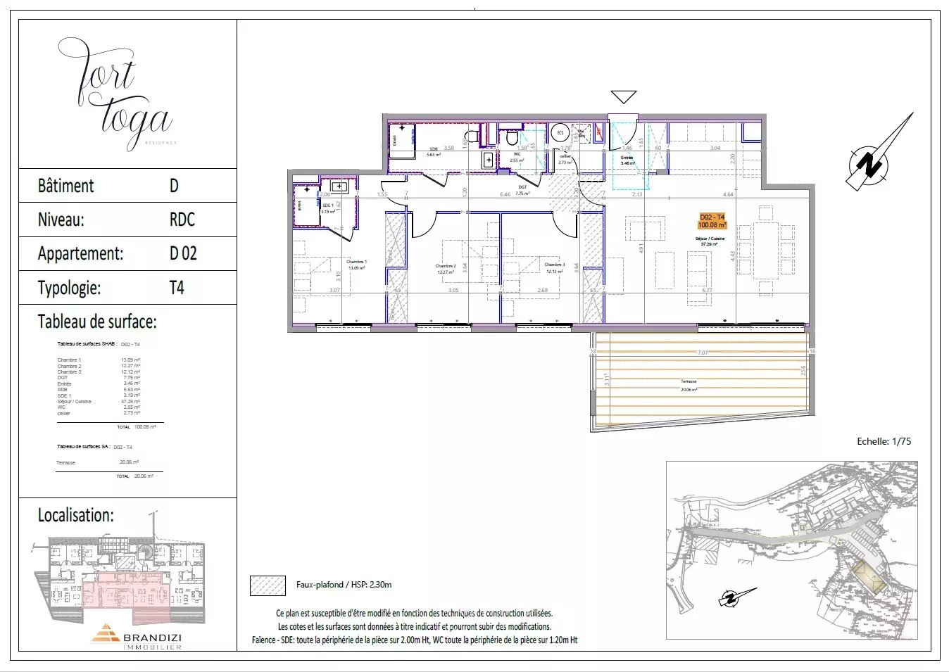 Bastia  - Piso 4 Cuartos 3 Habitaciones - picture 2