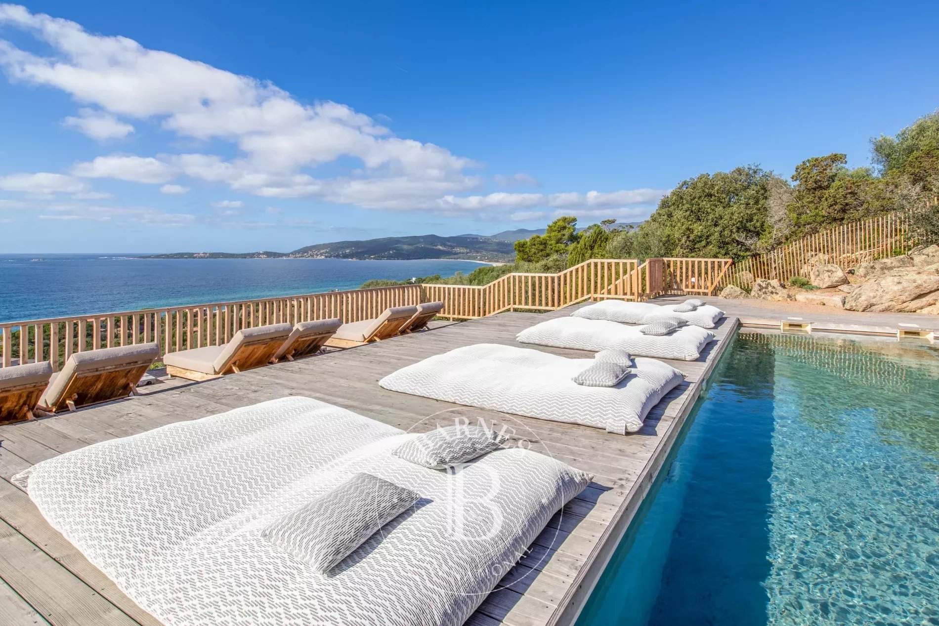 Olmeto, Villa contemporaine, vue mer et montagnes, 6 chambres,  piscine, proche plage picture 11