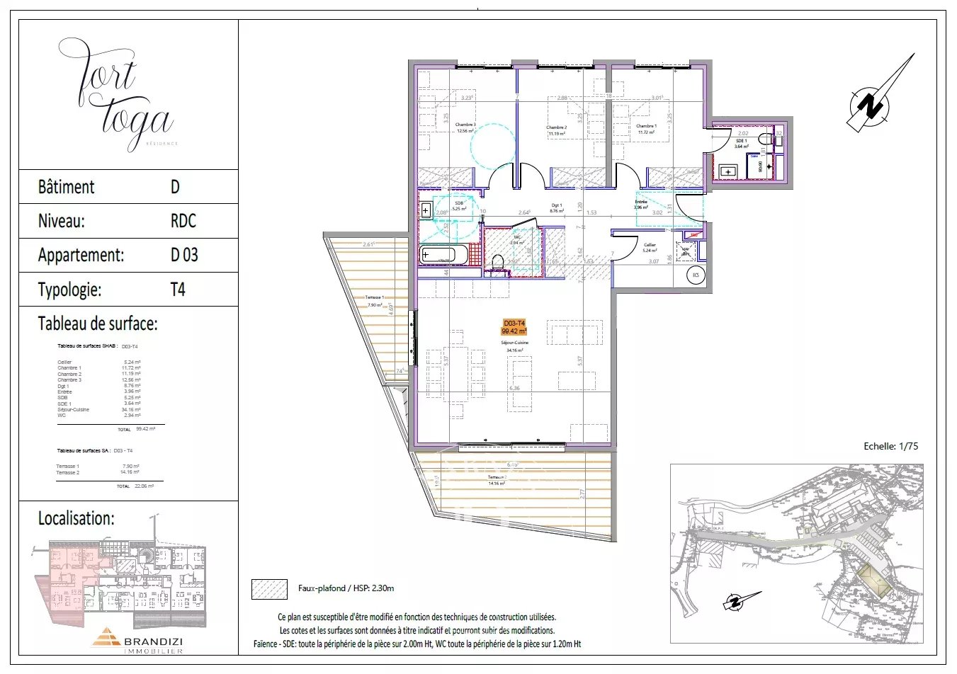 Bastia  - Piso 4 Cuartos 3 Habitaciones - picture 2