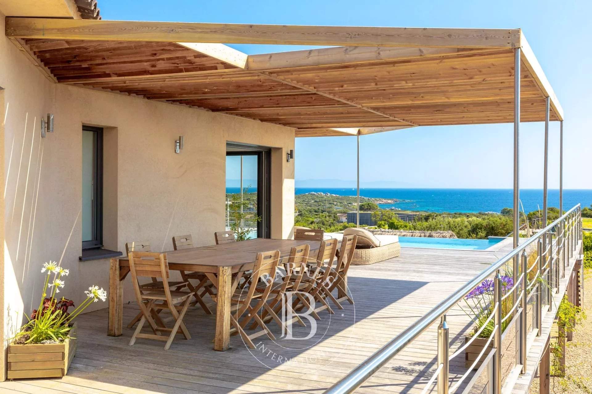 Pianottoli-Caldarello, Villa with Panoramic Sea Views, 7 Bedrooms, Pool, Jacuzzi, Walking Distance to the Beach picture 3