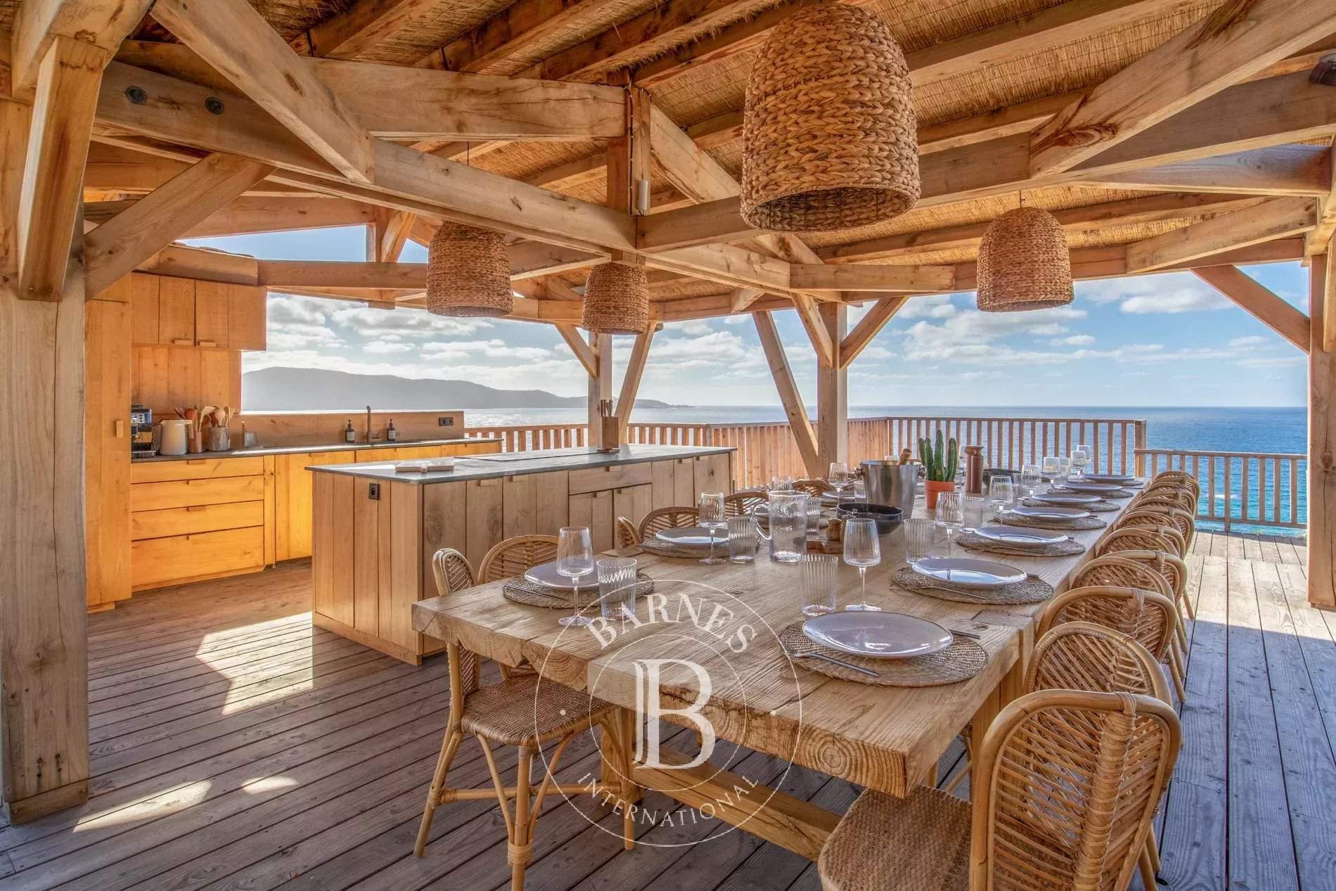 Olmeto, Villa contemporaine, vue mer et montagnes, 6 chambres,  piscine, proche plage picture 12