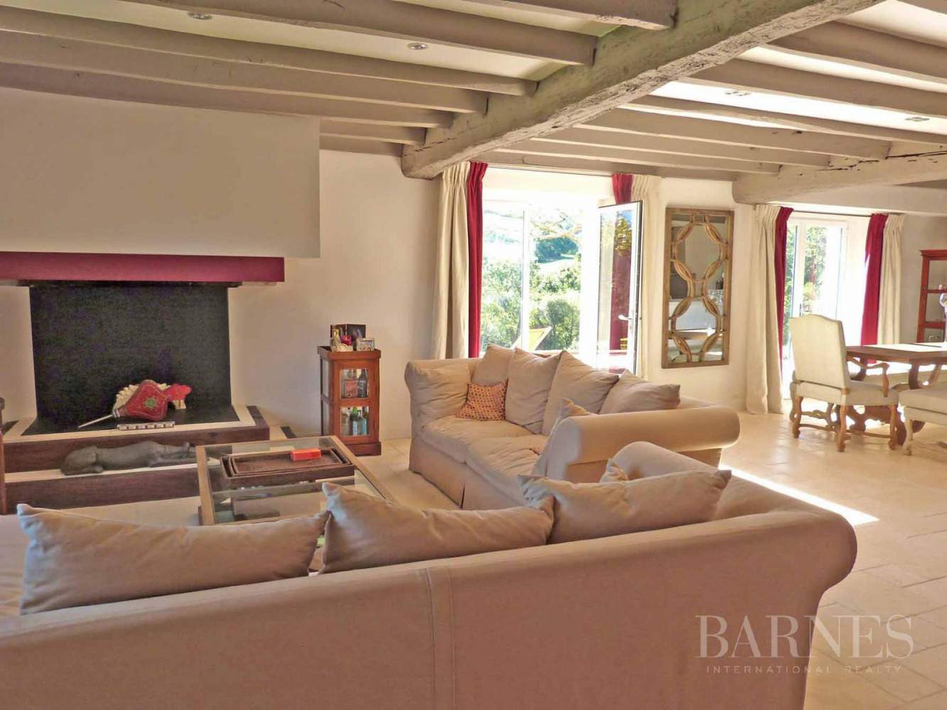 Near Saint Jean de Luz, renovated basque farmhouse with heated swimming-pool and tennis court, beautiful view, terraces, quiet area picture 2