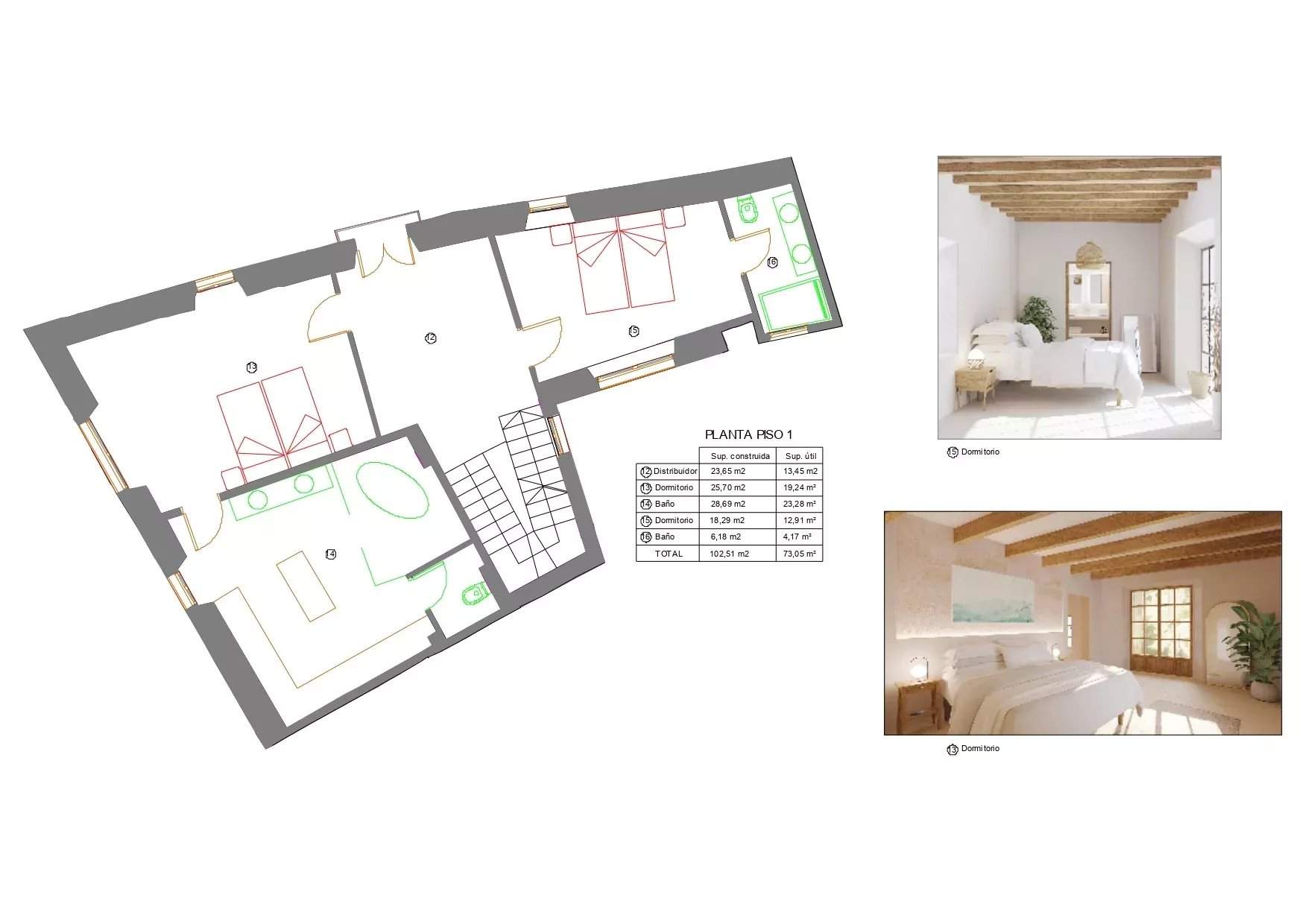 Arta  - Maison de village 5 Pi&egrave;ces 4 Chambres - picture 14