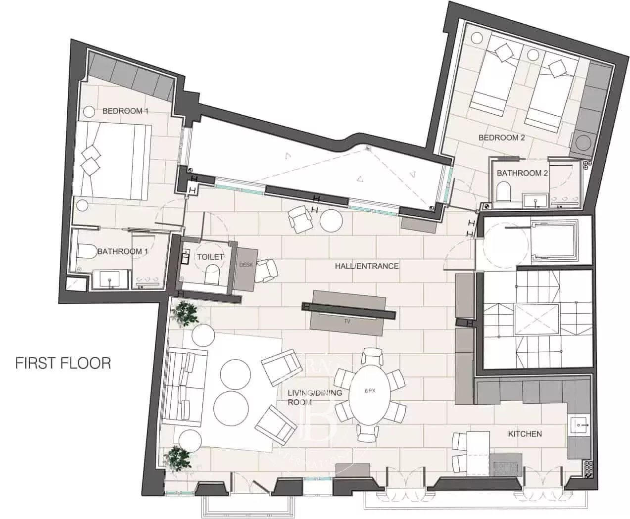 Palma de Mallorca  - Piso 3 Cuartos 2 Habitaciones - picture 12