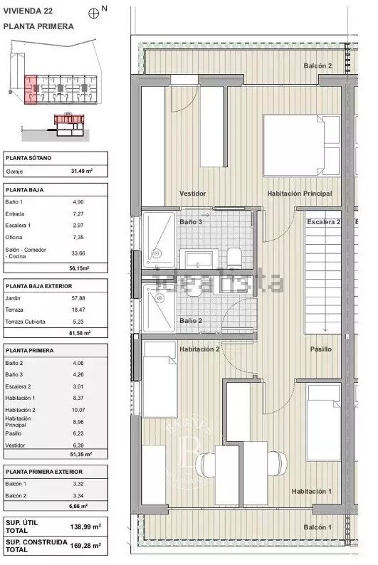 Palafolls  - Casa adosada 4 Cuartos 4 Habitaciones - picture 11