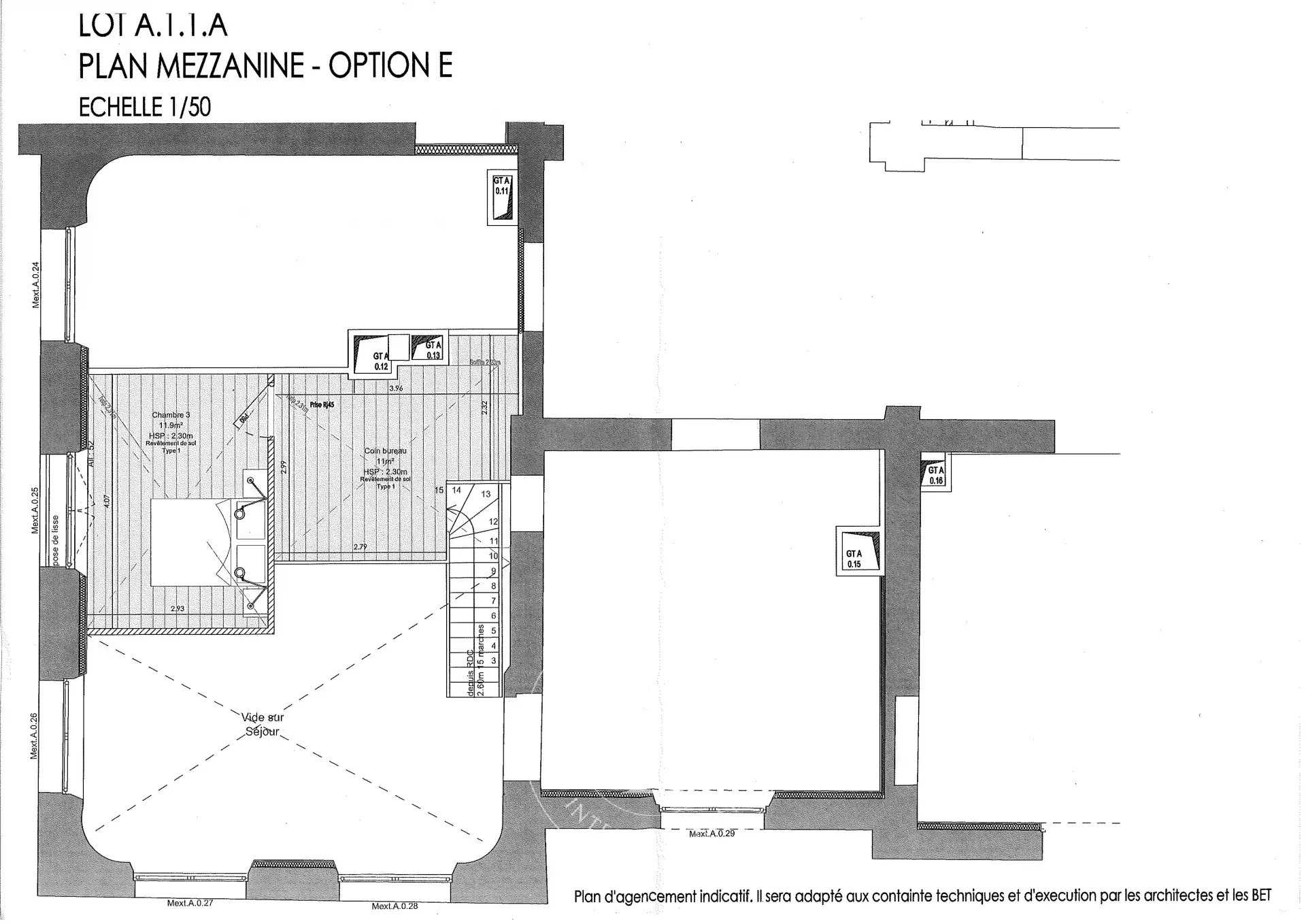 Le Pecq  - Appartement 6 Pièces 3 Chambres