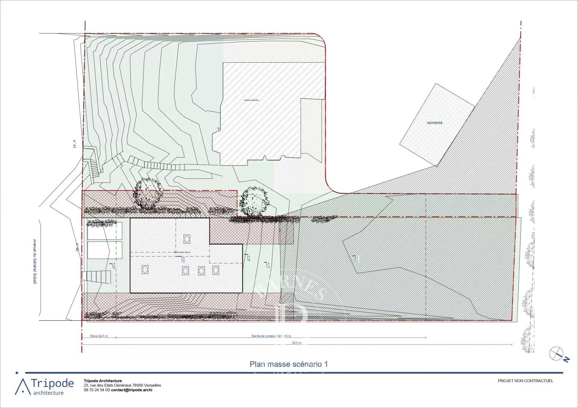 Saint-Germain-en-Laye  - Terrain constructible 
