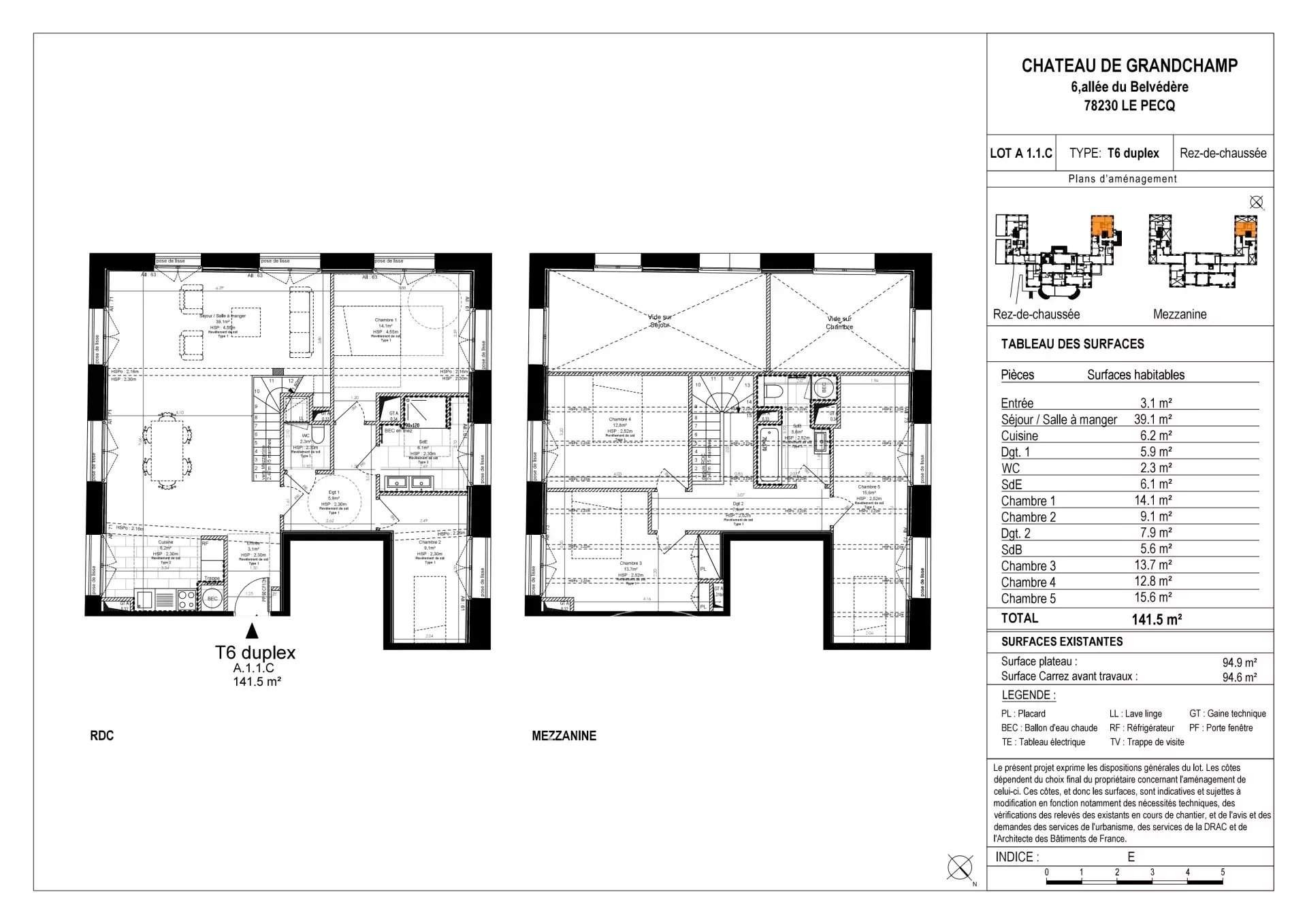Le Pecq  - Appartement 6 Pièces 5 Chambres - picture 1