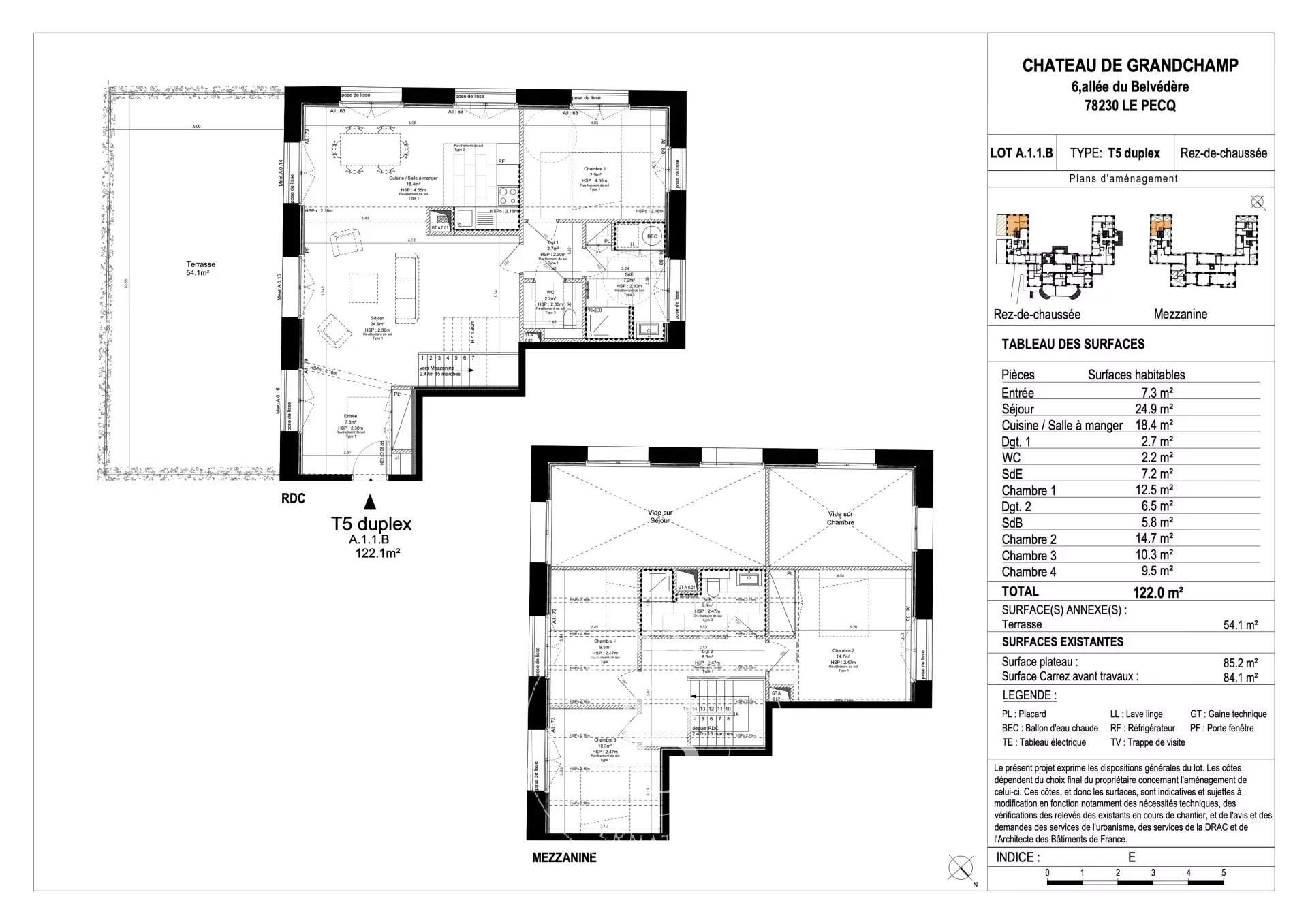 Le Pecq  - Appartement 5 Pièces 4 Chambres - picture 1