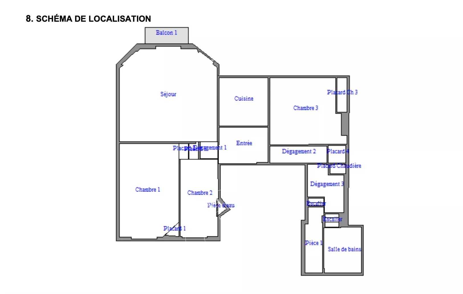 Cabourg  - Piso 3 Cuartos