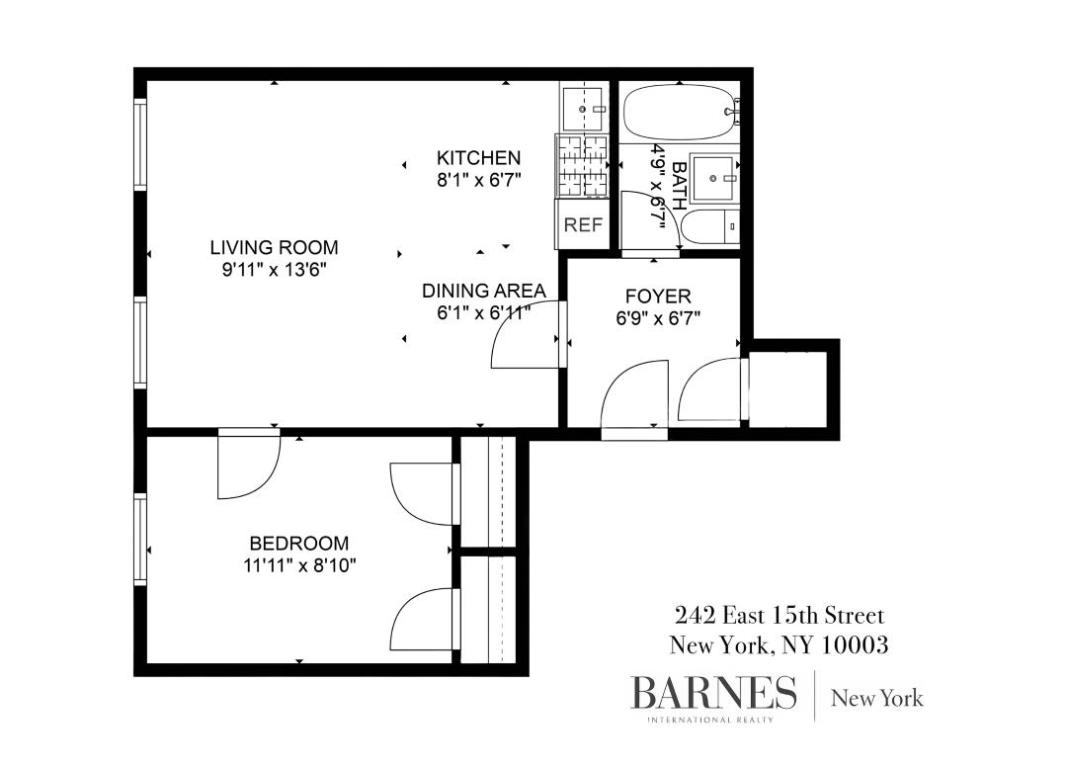 New York  - Appartement 2 Pièces, 1 Chambre - picture 1