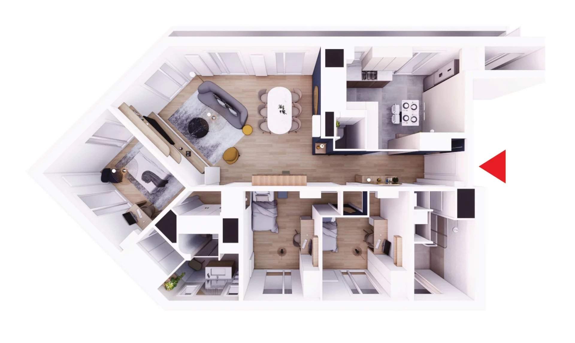 Saint-Cloud  - Appartement 4 Pi&egrave;ces 3 Chambres - picture 20