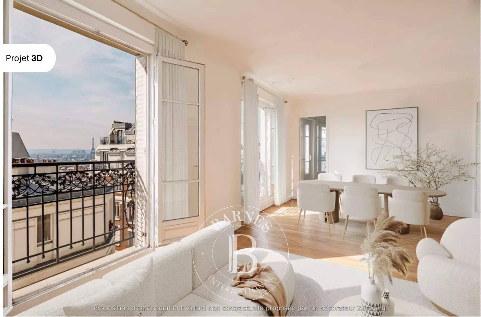 Paris  - Appartement 3 Pièces 2 Chambres - picture 2