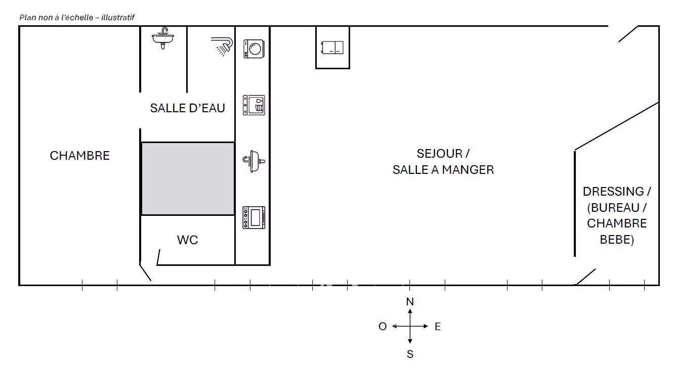Paris  - Appartement 3 Pi&egrave;ces, 1 Chambre - picture 10