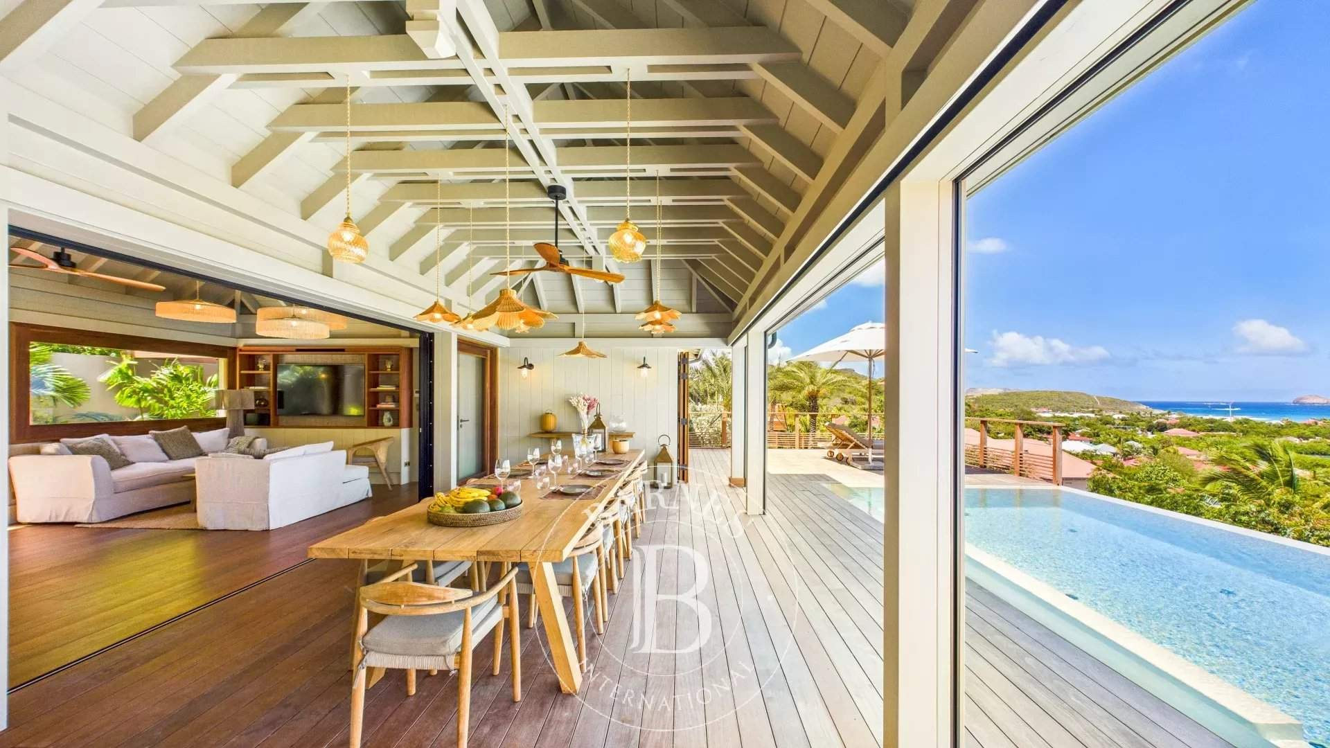 Villa Bonnie, moderne avec vue imprenable sur la baie de St Jean. picture 7