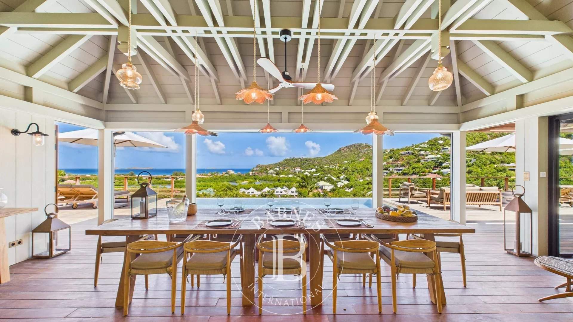 Villa Bonnie, moderne avec vue imprenable sur la baie de St Jean. picture 6