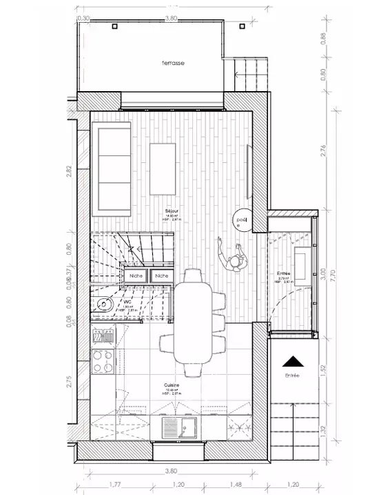 Viroflay  - Casa 5 Cuartos 4 Habitaciones