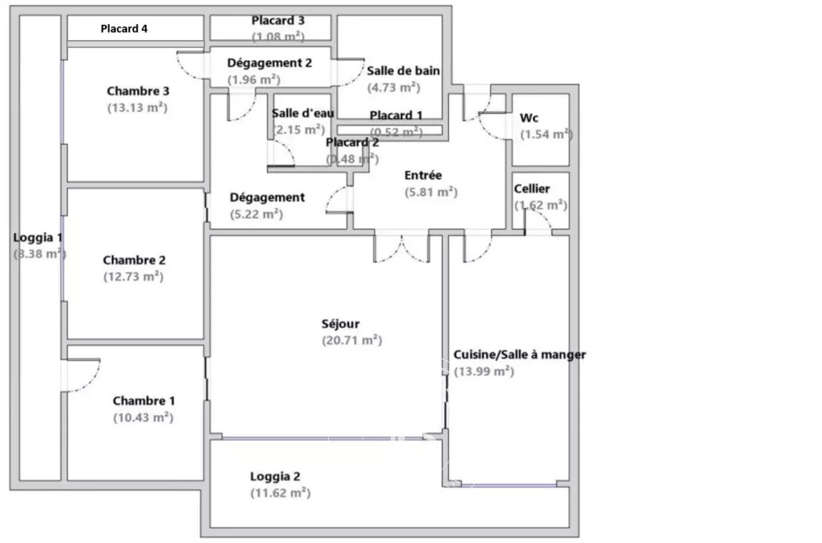 Le Chesnay  - Appartement 4 Pièces 3 Chambres - picture 14
