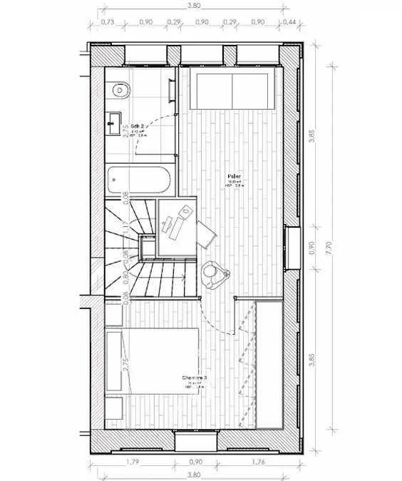 Viroflay  - Casa 5 Cuartos 4 Habitaciones - picture 7