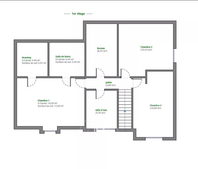 Viroflay  - Casa 6 Cuartos 3 Habitaciones - picture 13