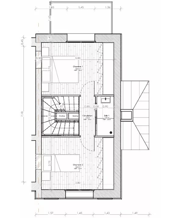 Viroflay  - Casa 5 Cuartos 4 Habitaciones - picture 6