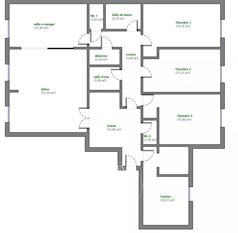 Le Chesnay-Rocquencourt  - Apartment 3 Bedrooms - picture 15