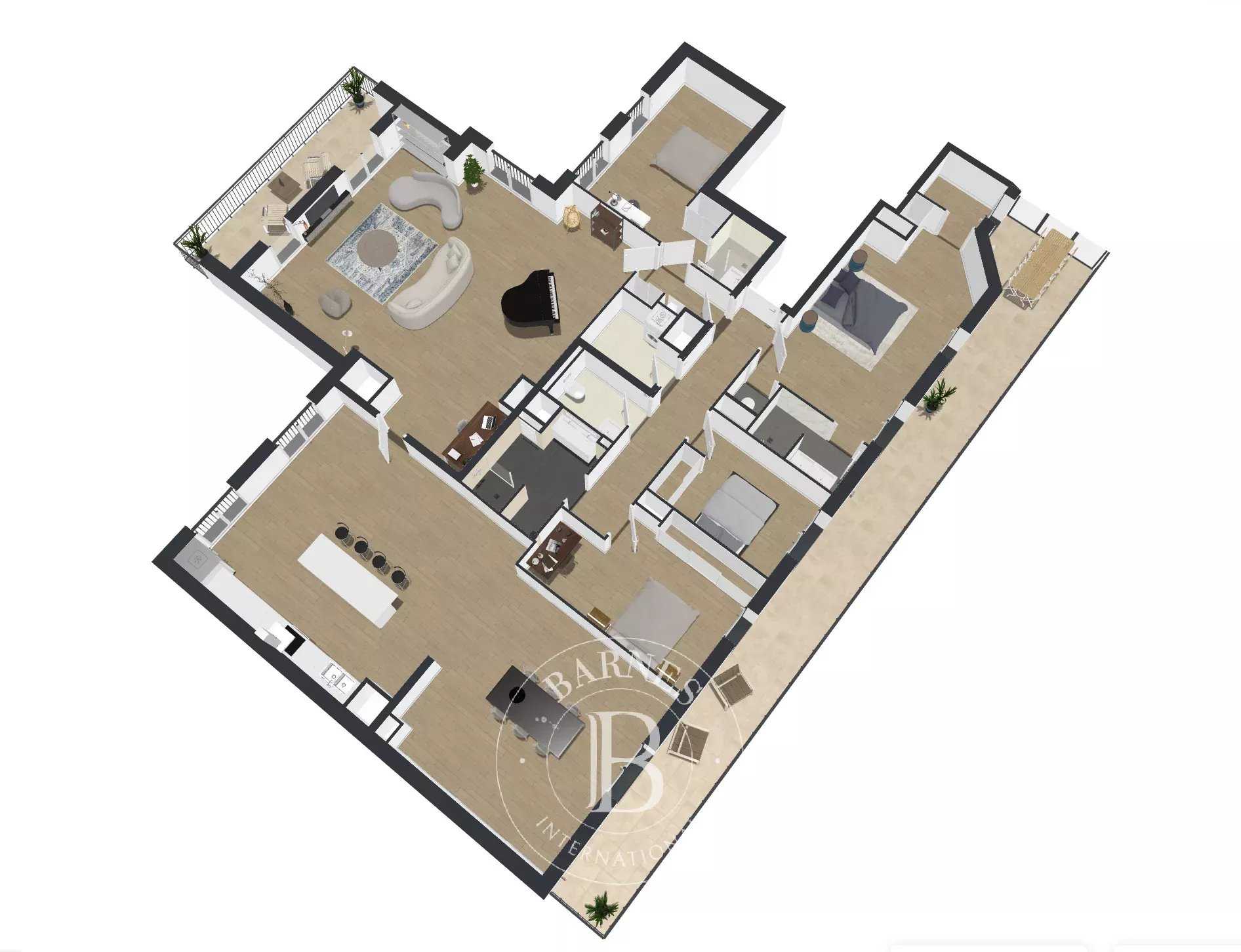 La Garenne-Colombes  - Appartement 5 Pièces 4 Chambres