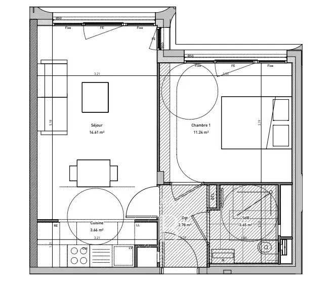 Paris  - Apartment 1 Bedroom