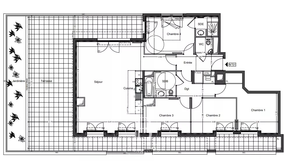 Issy-les-Moulineaux  - Apartment 4 Bedrooms - picture 3