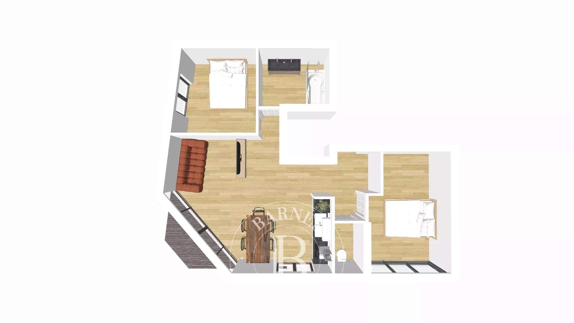 Issy-les-Moulineaux  - Appartement 3 Pi&egrave;ces 2 Chambres - picture 3