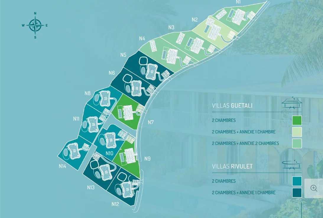 Baie du Cap  - Ensemble immobilier 6 Pi&egrave;ces 2 Chambres