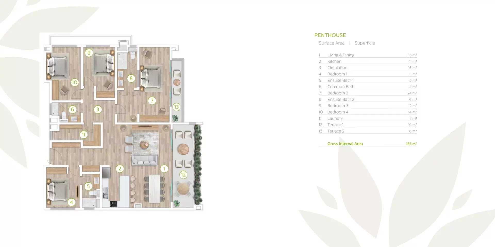 Penthouse Vacoas-Phoenix  -  ref 83033847 (picture 3)