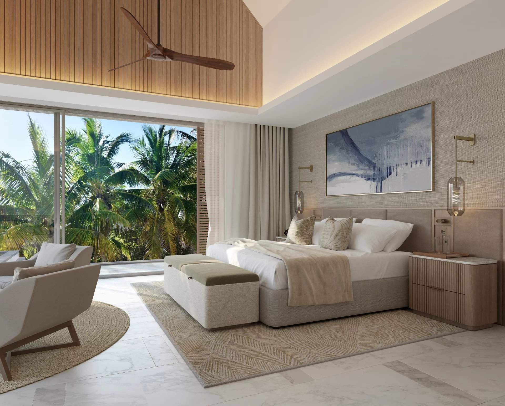 Belle Mare  - Villa 5 Pi&egrave;ces 4 Chambres - picture 9