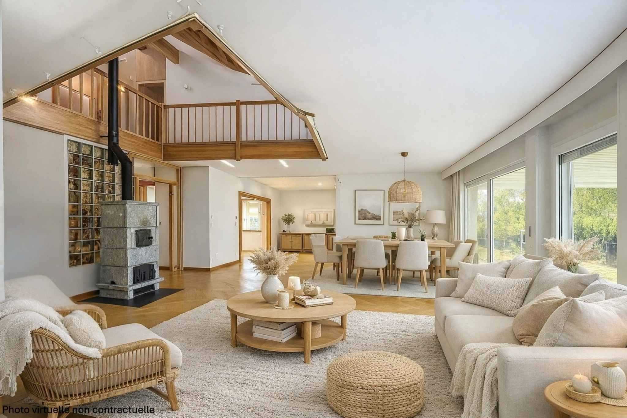 Jouxtens-Mézery  - Maison 7.5 Pi&egrave;ces 5 Chambres