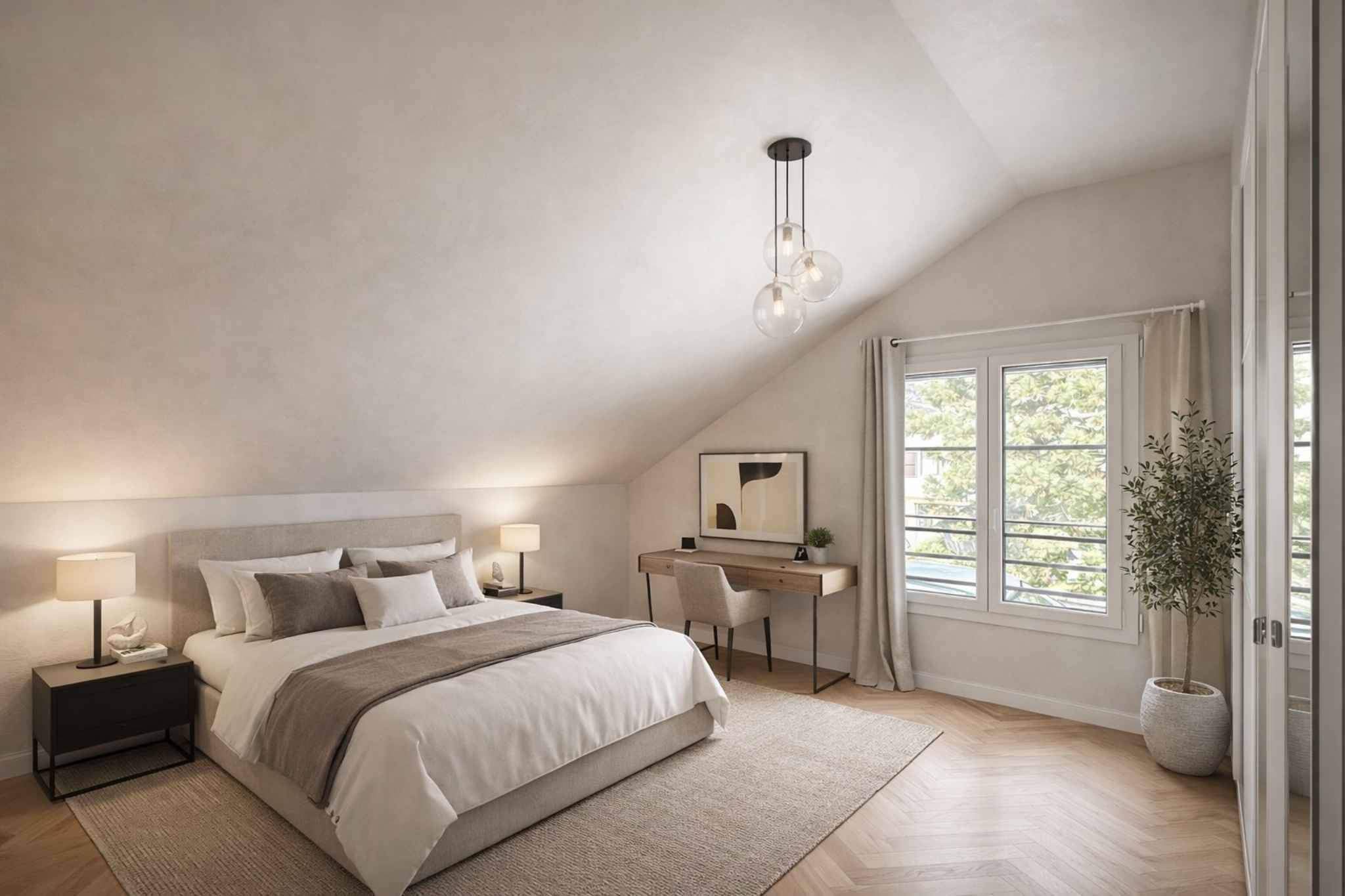 Bussy-Chardonney  - Attique 5.5 Pi&egrave;ces 4 Chambres - picture 12