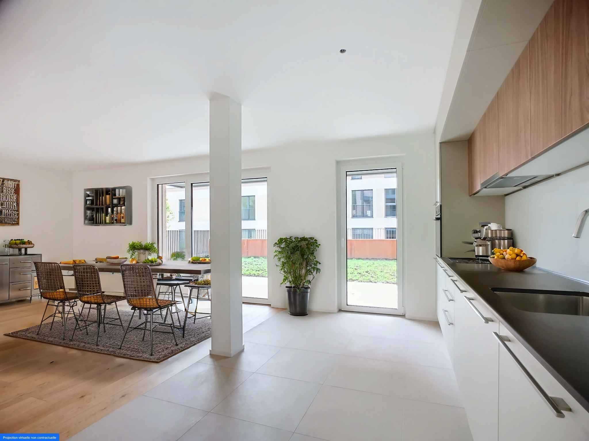 Moudon  - Appartement 3.5 Pi&egrave;ces 2 Chambres