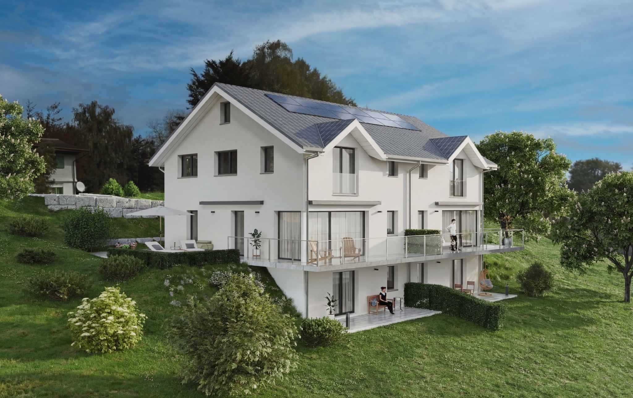 Villars-Burquin  - Maison 5.5 Pièces 3 Chambres