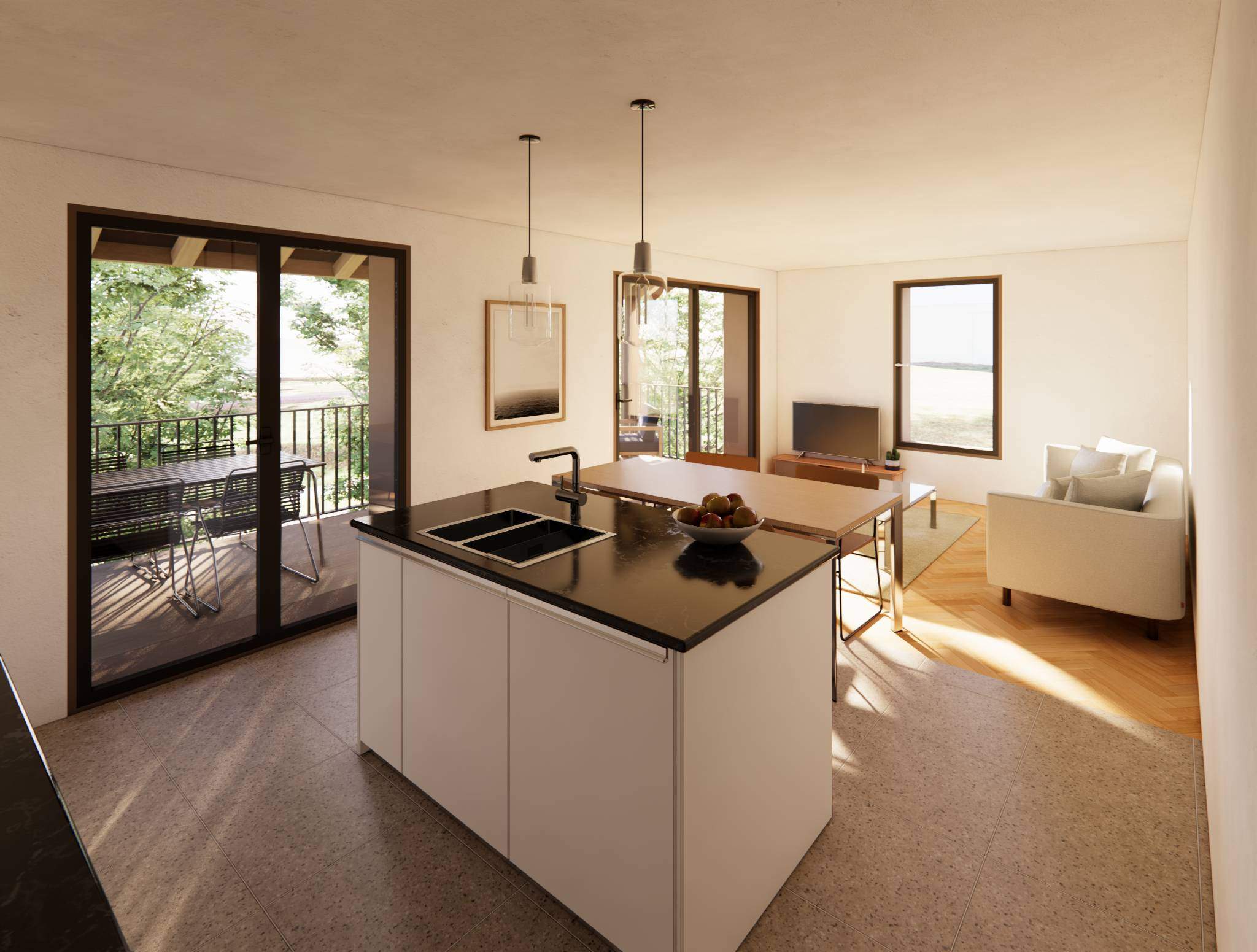 Mathod  - Appartement 5.5 Pi&egrave;ces 4 Chambres - picture 2