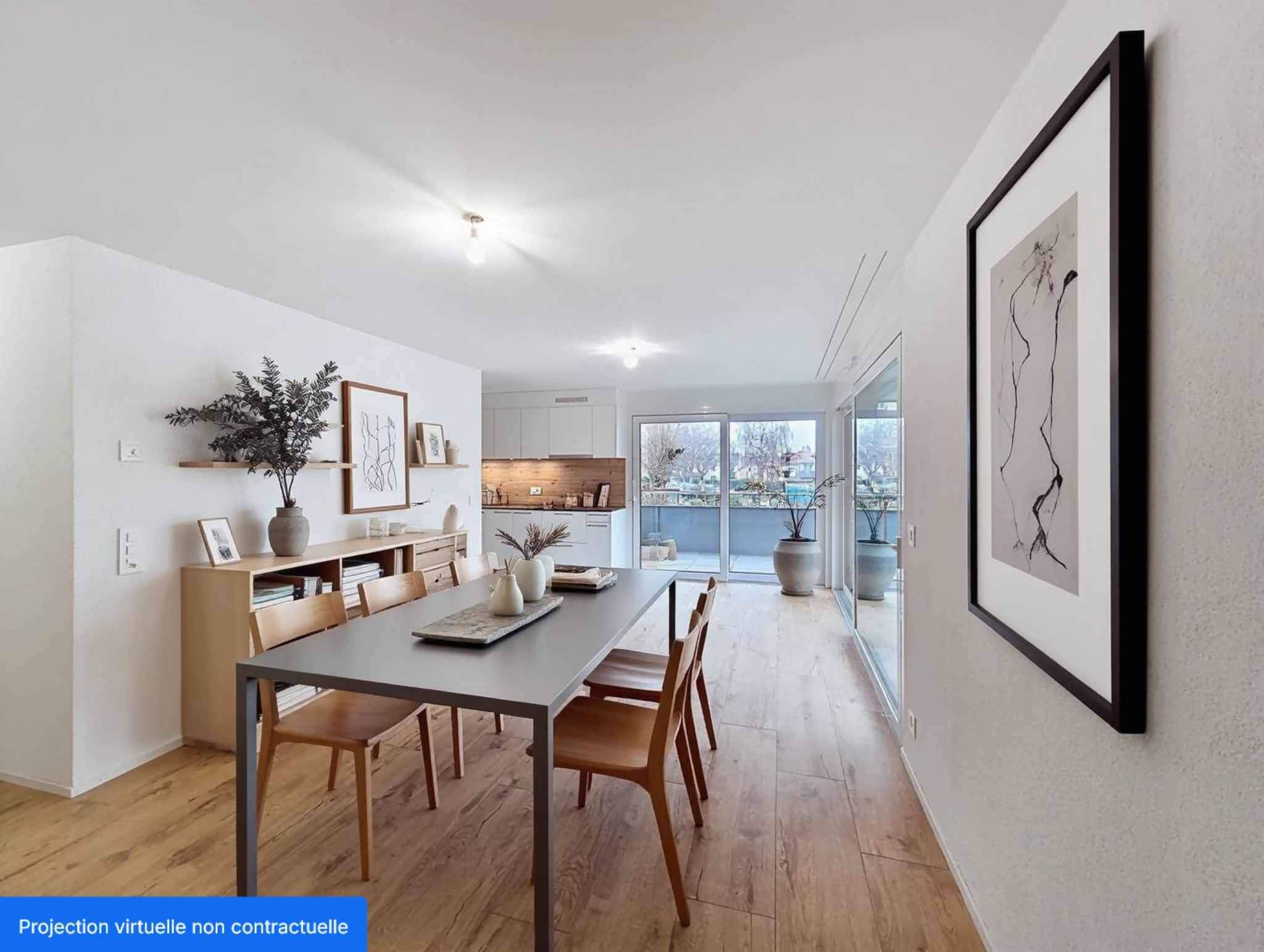 Yverdon-les-Bains  - Appartement 3.5 Pi&egrave;ces 2 Chambres - picture 4