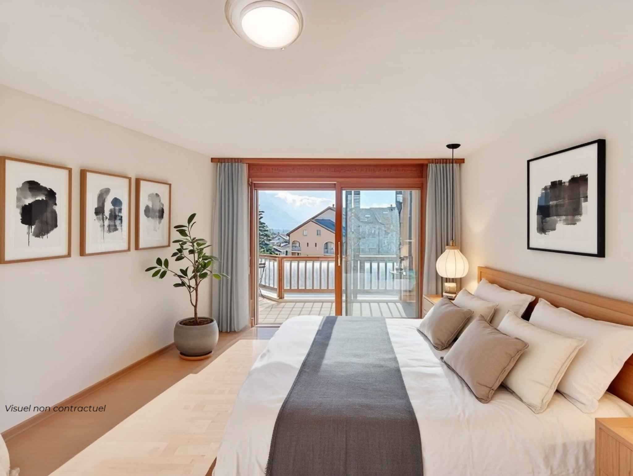 Saillon  - Attic 2 Bedrooms