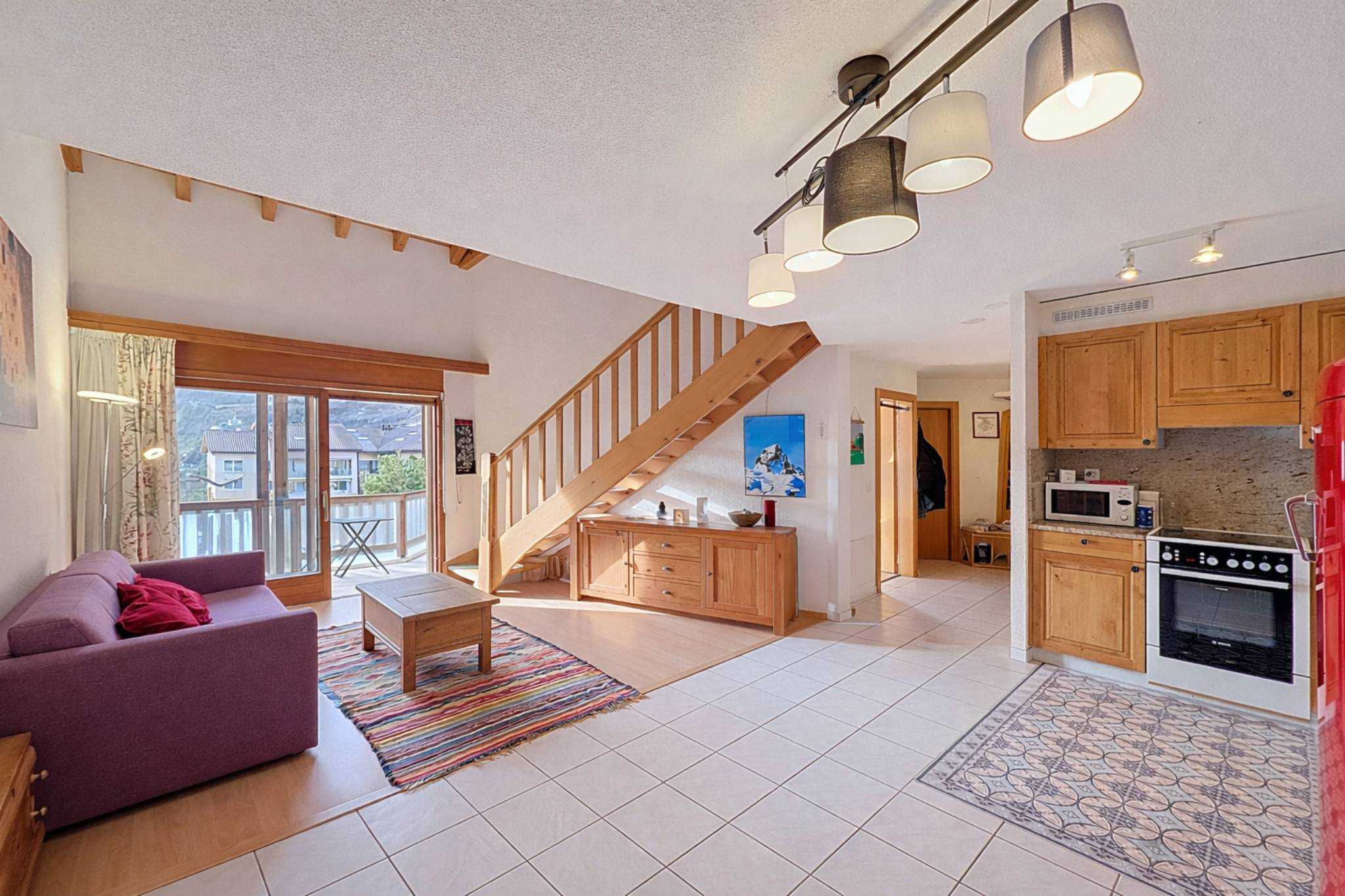 Saillon  - Attique 4.5 Pi&egrave;ces 2 Chambres
