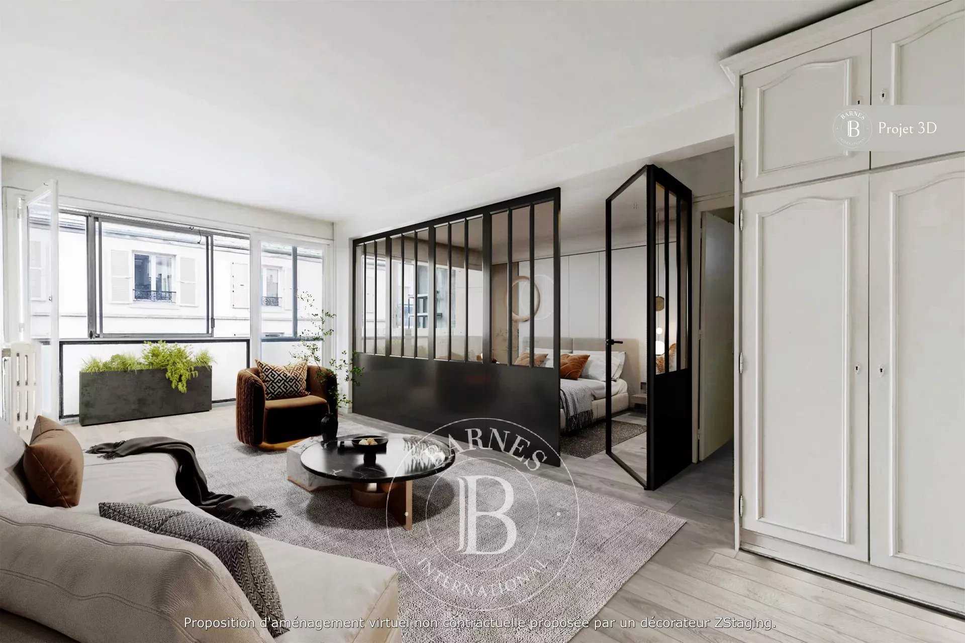 Paris  - Appartement 2 Pièces, 1 Chambre
