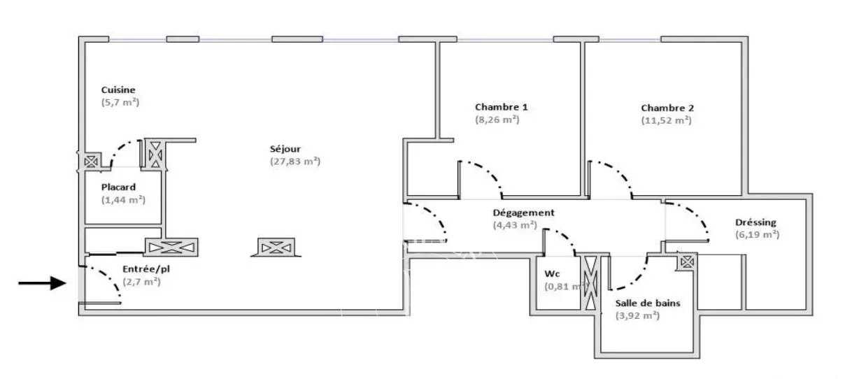 Appartement Paris 75015  -  ref 8169097 (picture 3)